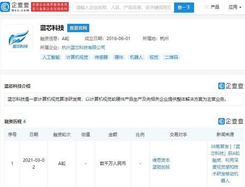 藍芯科技完成A輪融資，深化計算機視覺算法與軟硬件整合布局